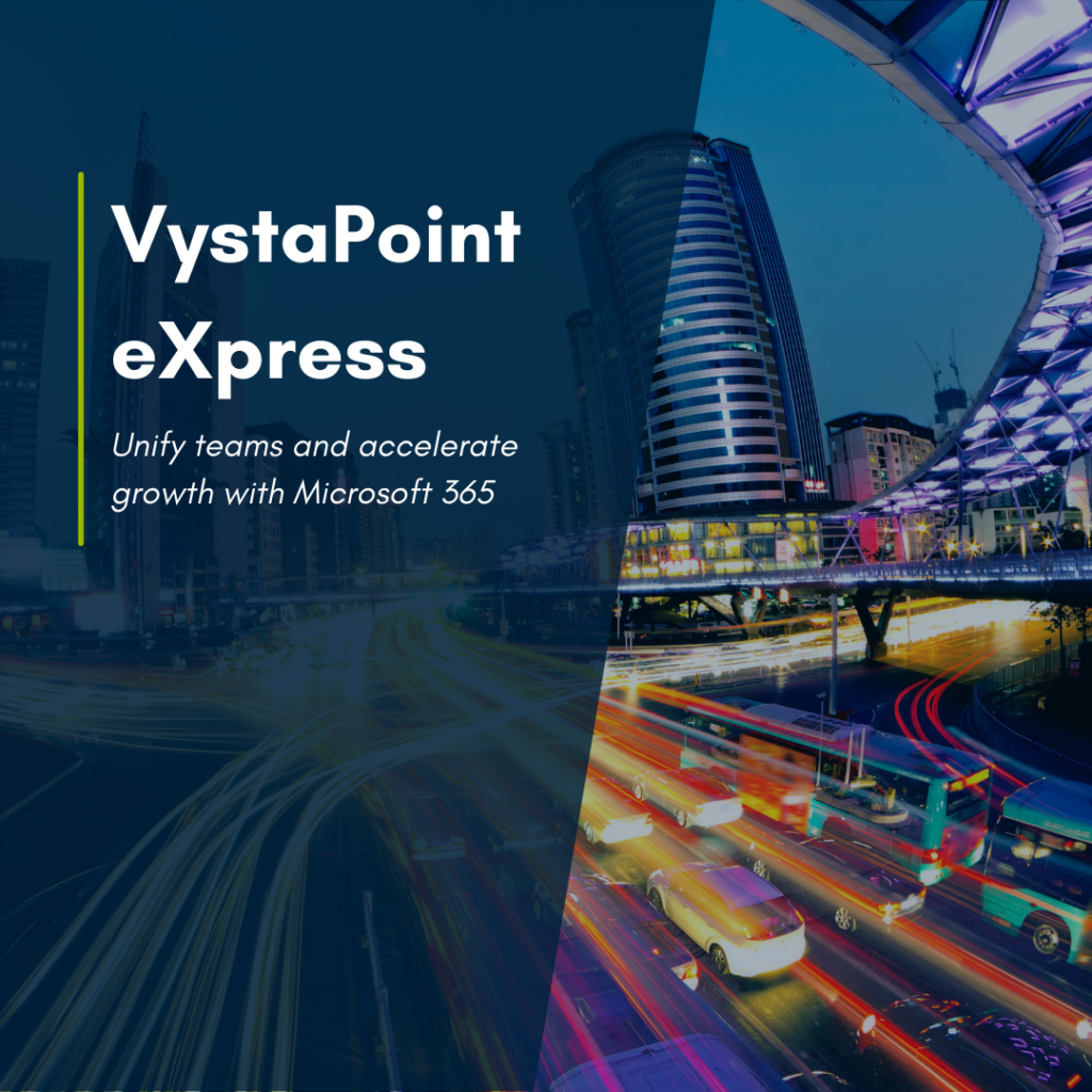 VystaPoint eXpress with image representing movement
