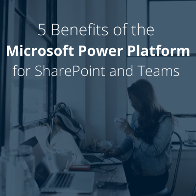 5 benefits of the Microsoft Power Platform cover